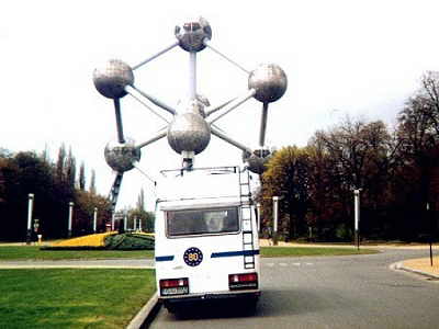 Atomium mit Manni