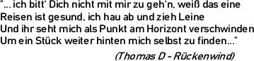 Thomas D - Rückenwind